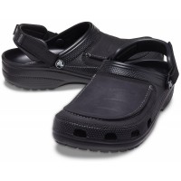 Pánské kožené nazouváky (pantofle) Crocs Yukon Vista II Clogs - Black [4]