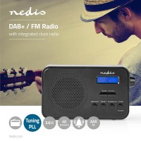 DAB+ Rádio | Přenosné Provedení | DAB+ / FM | 1.3 " | Černo-modrý displej | Napájení z baterie | Digitální | 3.6 W | Výs [1]