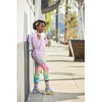 Dívčí a dámské nazouváky (pantofle) Crocs Classic Tie Dye Graphic Juniors - Fresco [7]