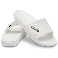 Dámské a pánské pantofle Classic Crocs Slide - White [4]