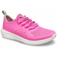 Dámské a juniorské tenisky Crocs LiteRide Pacer Juniors - Electric Pink/White [3]
