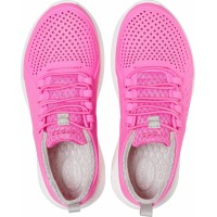 Dámské a juniorské tenisky Crocs LiteRide Pacer Juniors - Electric Pink/White [7]