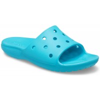 Dámské a dívčí pantofle Classic Crocs Slide Juniors - Digital Aqua [1]