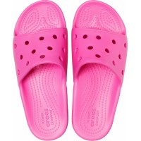 Dámské a dívčí pantofle Classic Crocs Slide Juniors - Electric Pink [5]