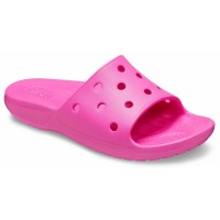 Dámské a dívčí pantofle Classic Crocs Slide Juniors - Electric Pink [1]