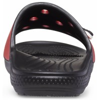 Dámské a pánské nazouváky (pantofle) Classic Crocs Colorblock Slide - Black/Flame [2]
