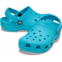 Dámské a juniorské pantofle Crocs Classic Clog Juniors - Digital Aqua [5]