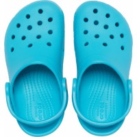 Dámské a juniorské pantofle Crocs Classic Clog Juniors - Digital Aqua [6]