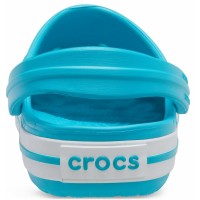 Damské a juniorské pantofle Crocs Crocband Juniors - Digital Aqua [2]