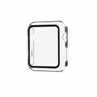 Ochranné pouzdro FIXED Pure s temperovaným sklem pro Apple Watch 44mm, čiré [1]