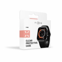 Ochranné pouzdro FIXED Pure s temperovaným sklem pro Apple Watch 44mm, čiré [4]