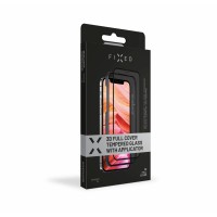Ochranné tvrzené sklo FIXED 3D Full-Cover s aplikátorem pro Apple iPhone 12 Pro Max, černé [1]