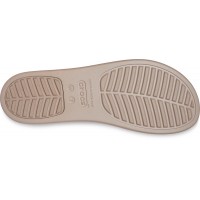 Dámské sandály Crocs Brooklyn Low Wedge - Flame / Mushroom [3]