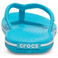 Dětské žabky Crocs Crocband Flip Juniors - Digital Aqua [3]