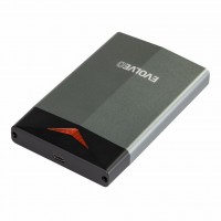 EVOLVEO 2.5" Tiny G2, 10Gb/s, externí rámeček na HDD, USB A 3.1 + redukce USB A/USB C [2]