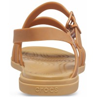 Dámské sandály Crocs Tulum Sandal - Dark Gold [3]