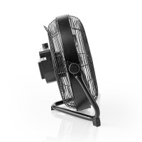 Stojanový ventilátor | 300 mm | Plynulá rychlost ventilátoru | Naklápěcí | Dobíjecí | USB-A | Černá [4]