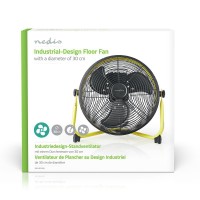 Stojanový ventilátor | 300 mm | 3-Rychlostní | Naklápěcí | Černá / Žlutá [6]