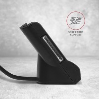 AXAGON CRE-SM2, USB externí čtečka 4-slot Smart card/ID card (eObčanka) + SD/microSD/SIM [5]