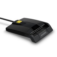 AXAGON CRE-SM3, USB externí FlatReader čtečka kontaktních karet Smart card (eObčanka) [4]