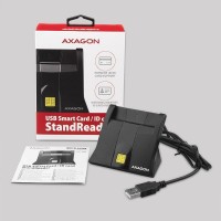 AXAGON CRE-SM4, USB externí StandReader čtečka kontaktních karet Smart card (eObčanka) [5]