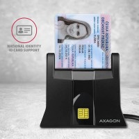 AXAGON CRE-SM4, USB externí StandReader čtečka kontaktních karet Smart card (eObčanka) [7]