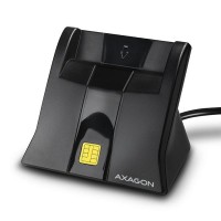 AXAGON CRE-SM4, USB externí StandReader čtečka kontaktních karet Smart card (eObčanka) [1]