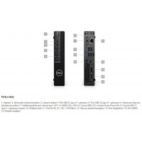 Dell Optiplex 3080 MFF Micro i3-10100T/8G/256 SSD/WiFi/W10P/3R-NBD [5]