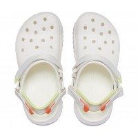 Dámské a pánské pantofle (nazouváky) na platformě Crocs Classic Hiker Clog White [5]
