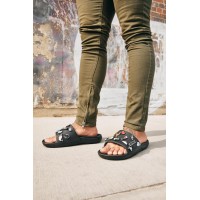 Dámské nazouváky (pantofle) Classic Crocs TieDye Graphic Slide - Black [6]