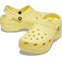 Dámské pantofle (nazouváky) na platformě Crocs Classic Plaform Clog - Banana [4]
