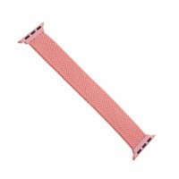 Elastický nylonový řemínek FIXED Nylon Strap pro Apple Watch 38/40mm, velikost XL, růžový [1]