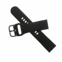 Silikonový řemínek FIXED Silicone Strap s šířkou 20mm pro smartwatch, černý [2]