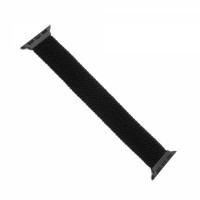 Elastický nylonový řemínek FIXED Nylon Strap pro Apple Watch 42/44mm, velikost XS, černý [1]