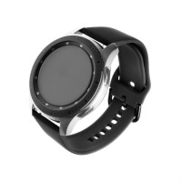 Silikonový řemínek FIXED Silicone Strap s šířkou 22mm pro smartwatch, černý [1]