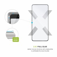 Ochranné tvrzené sklo FIXED Full-Cover pro OnePlus 9, lepení přes celý displej, černé [1]