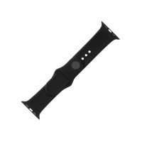 Set silikonových řemínků FIXED Silicone Strap pro Apple Watch 38 mm/40 mm, černý [2]