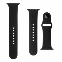 Set silikonových řemínků FIXED Silicone Strap pro Apple Watch 38 mm/40 mm, černý [3]