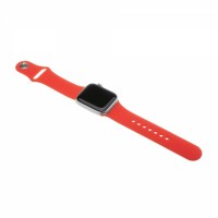 Set silikonových řemínků FIXED Silicone Strap pro Apple Watch 38 mm/40 mm, červený [1]