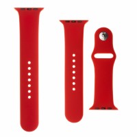 Set silikonových řemínků FIXED Silicone Strap pro Apple Watch 38 mm/40 mm, červený [3]