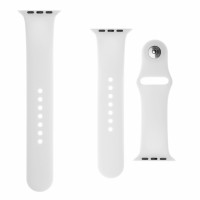 Set silikonových řemínků FIXED Silicone Strap pro Apple Watch 38 mm/40 mm, bílý [3]