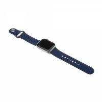 Set silikonových řemínků FIXED Silicone Strap pro Apple Watch 42 mm/44 mm, modrý [1]