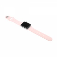Set silikonových řemínků FIXED Silicone Strap pro Apple Watch 42 mm/44 mm, růžový [1]