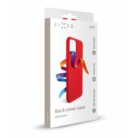 Zadní pogumovaný kryt FIXED Story pro Xiaomi Redmi Note 10/Note 10S, červený [5]