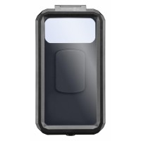 Univerzální voděodolné pouzdro na mobilní telefony Interphone Armor Pro, úchyt na řídítka, max. 6,5", černé [1]