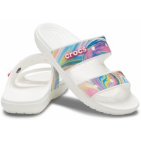 Dámské sandály Classic Crocs Out of this World Sandal - Multi/White [5]