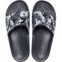 Pásnké nazouváky (pantofle) Classic Crocs Printed Camo Slide - Black [6]