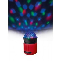 TRUST Dixxo Go Wireless Bluetooth Speaker with party lights - red [2]