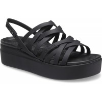 Dámské sandály Crocs Brooklyn Strappy Low Wedge - Black [1]