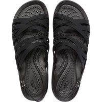 Dámské sandály Crocs Brooklyn Strappy Low Wedge - Black [5]